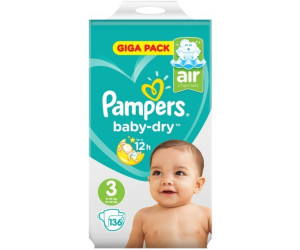 Ashley Furman Gastvrijheid Afscheid Pampers Baby Dry Gr. 3 (6-10 kg) 136 St. ab 41,99 € | Preisvergleich bei  idealo.de