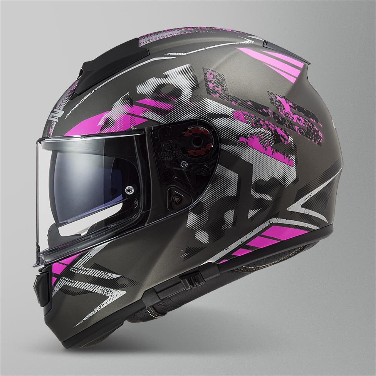 LS2 FF397 Vector Evo Stencil Matt Titanium Purple ab 209 24 Preisvergleich bei idealo