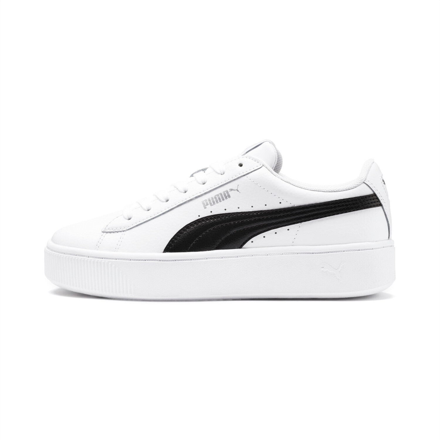 puma vikky stacked ribbon core white