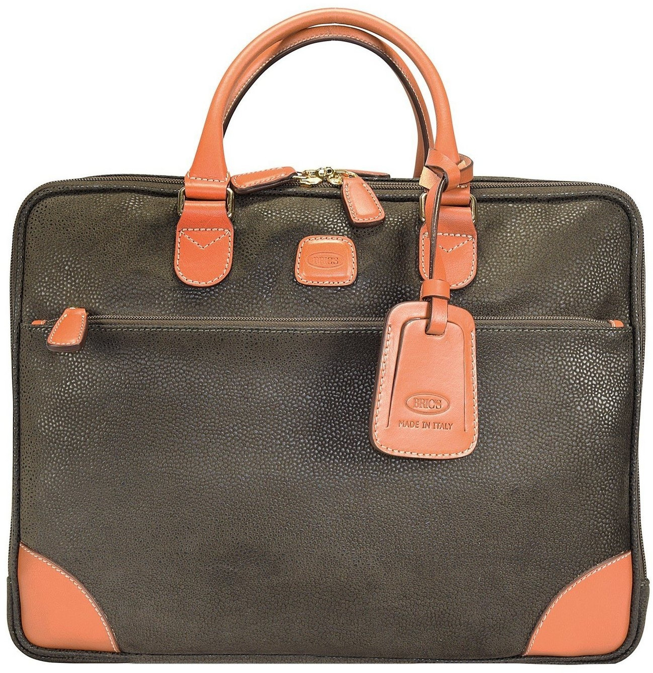 Bric's Milano Life Briefcase (BLF15130-378) brown