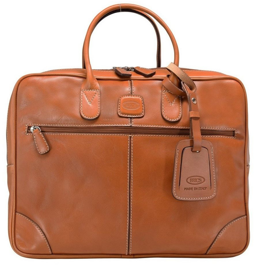Bric s Milano Life Pelle Briefcase BPL15133 098 cognac ab 314 25 Preisvergleich bei idealo