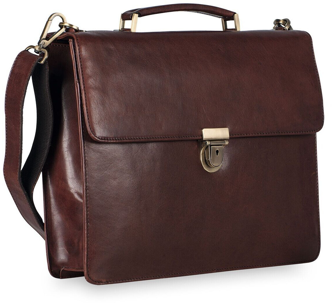 Jost Cambridge Briefcase (LHD-905250-0) dark brown