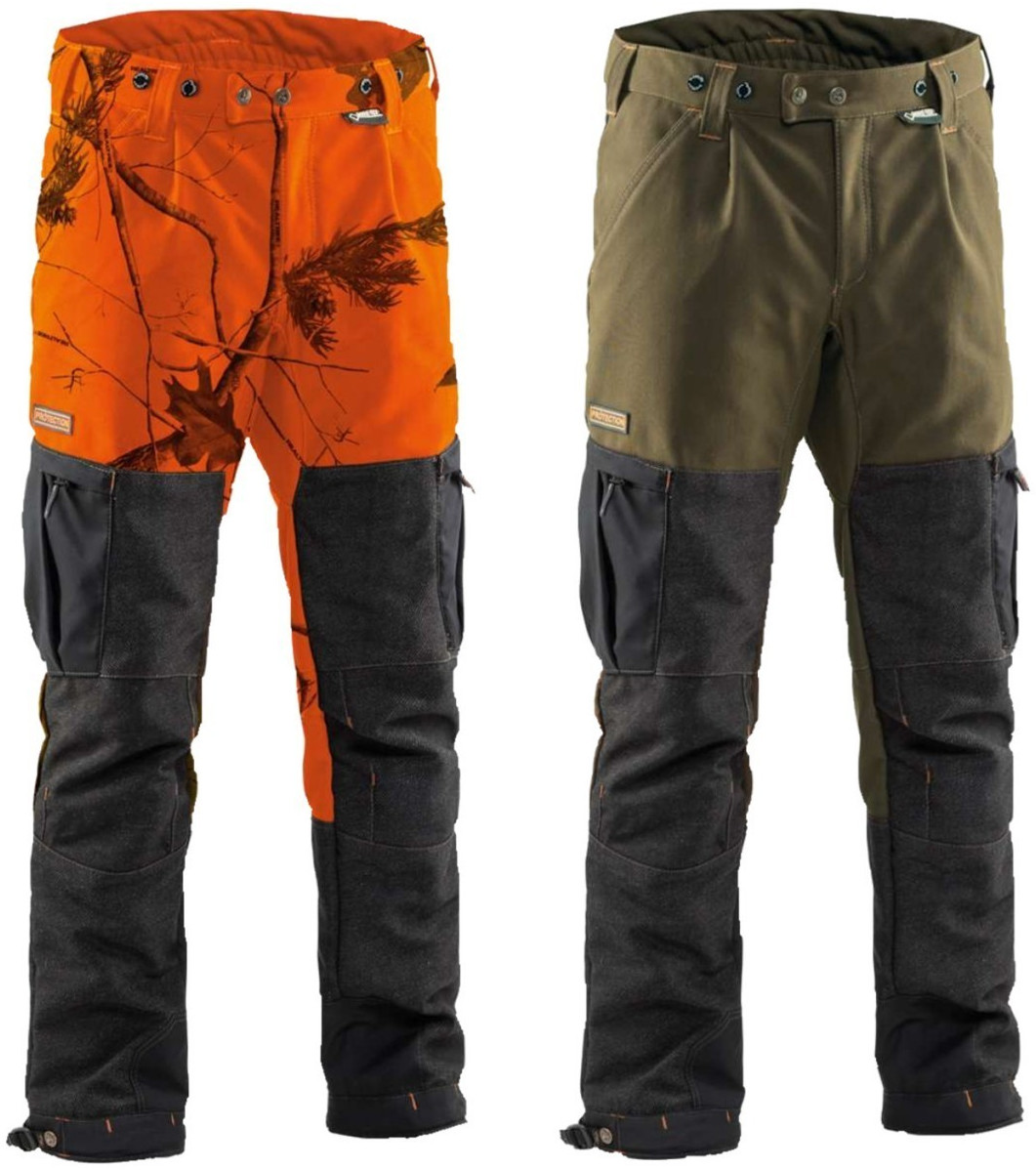 SwedTeam Wild boar hunt protection Pants Men AP blaze/ H.green (20-260-C46)