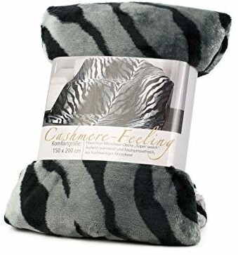 Gözze Cashmere Feeling Tiger 150x200cm Silver