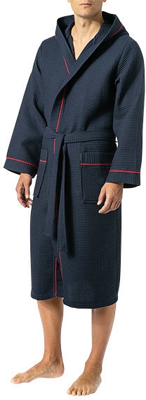 Morgenstern Bathrobe Ben Navy blue