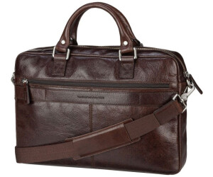 Borsa 24h Picard Buddy In Pelle Unisex - Valigetta Laptop 40x33x16 Cm, 2 Scomparti, Tracolla Regolabile, Marrone