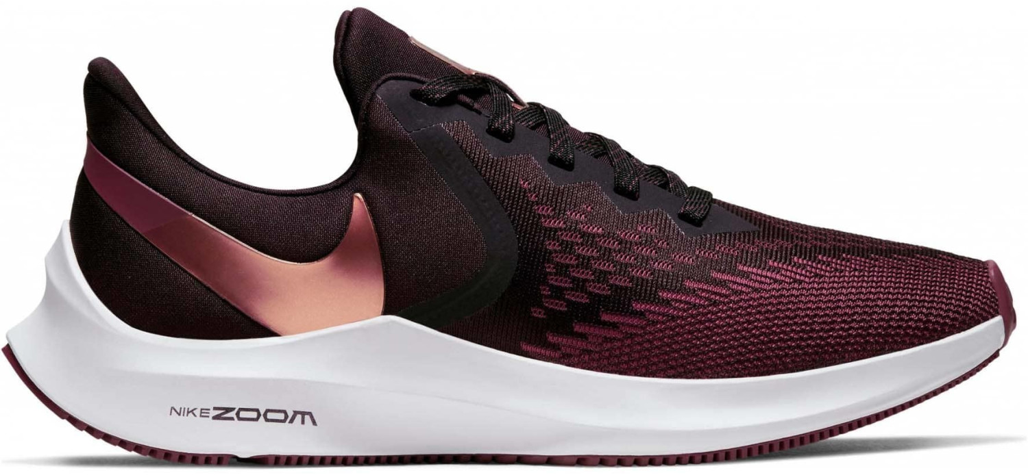 nike women's zoom winflo 6 burgundy ash