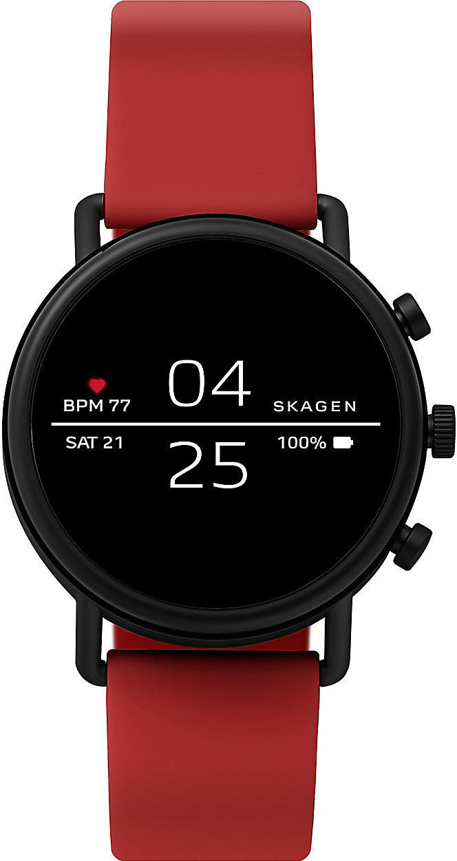 Skagen Falster 2 Silicone Red