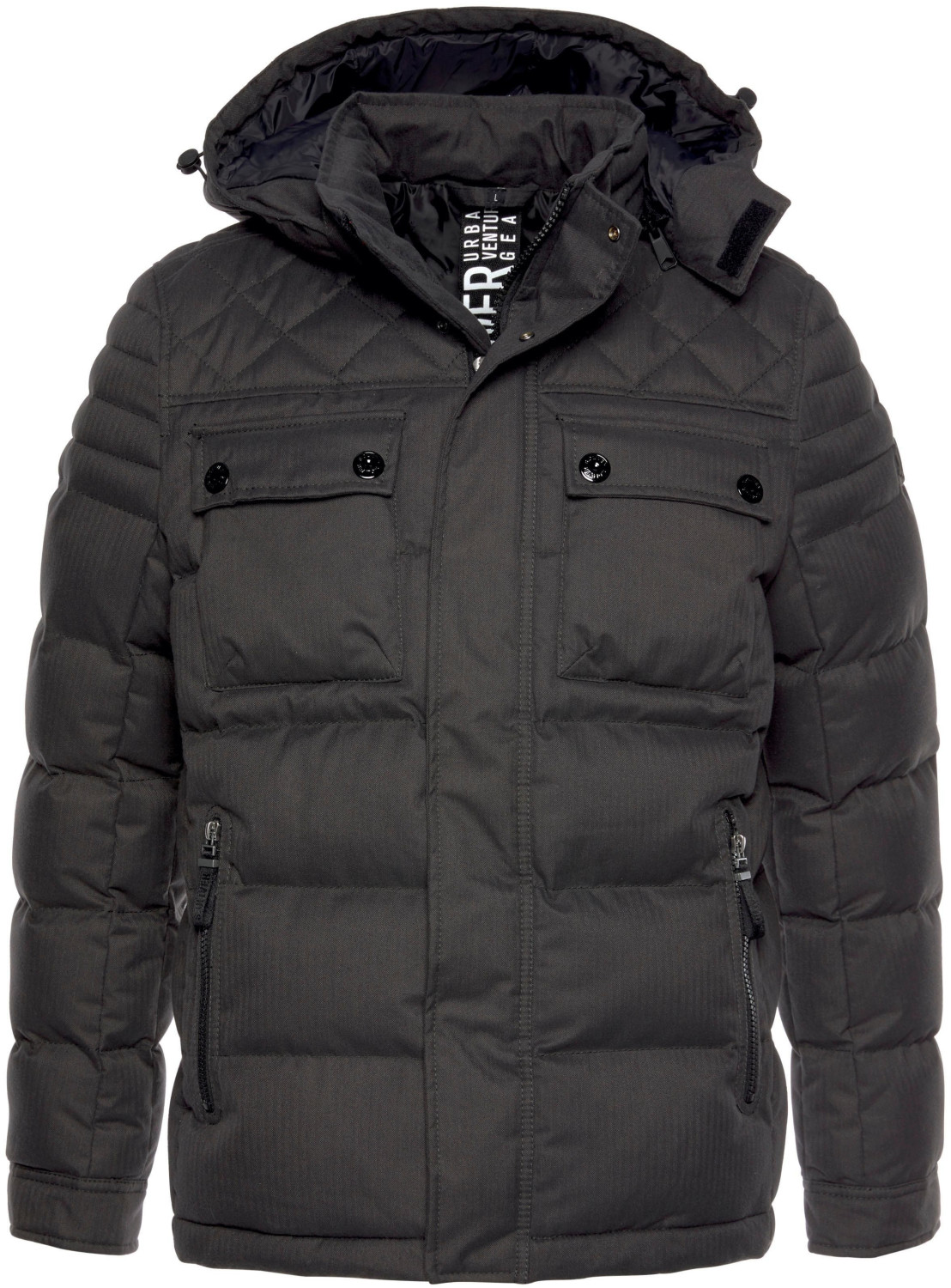 S.Oliver BIONIC FINISH Jacket with a Wool Finish dark grey