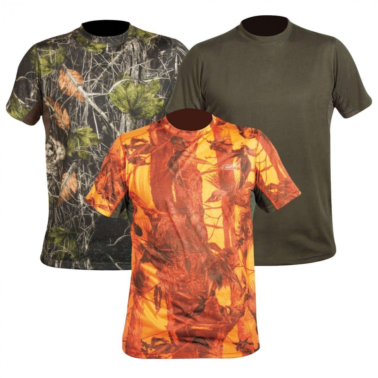 Hart CREW-S T-Shirt Dark Olive (XHCSOL)