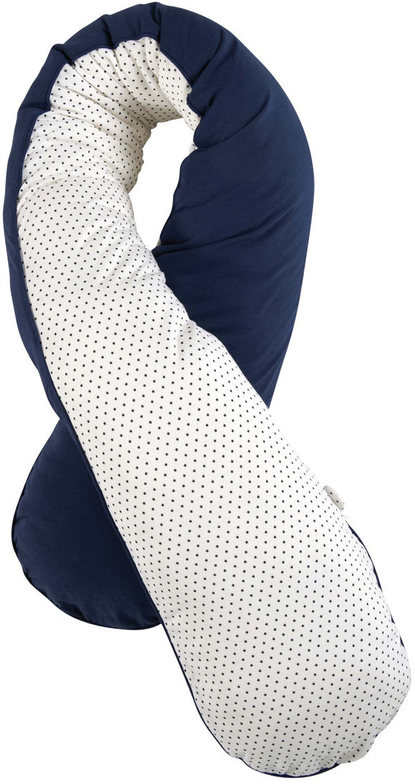 Candide Coussin confort évolutif étoiles/bleu marine