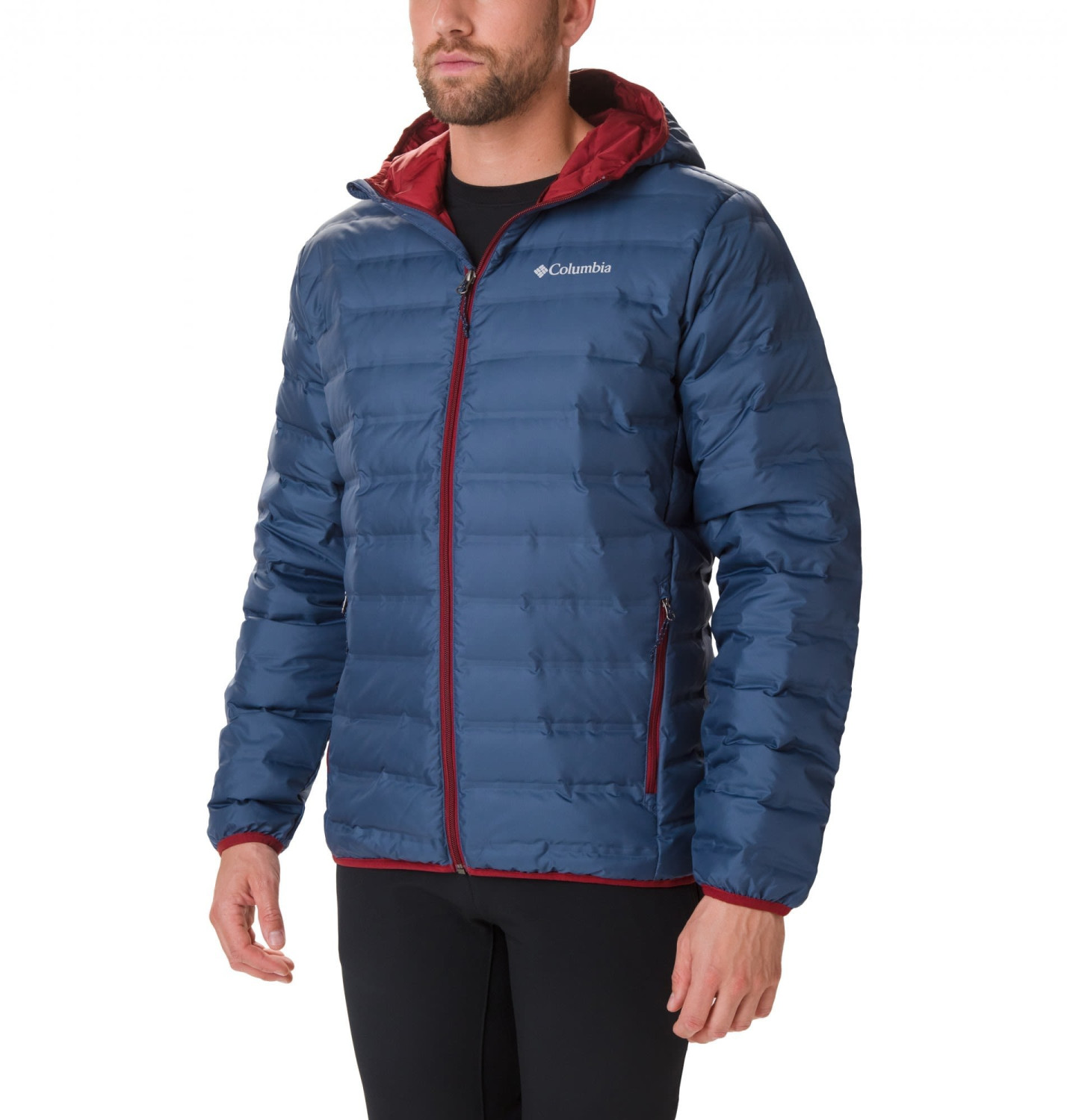 Columbia Men's Lake 22 Down Hooded dark mountain