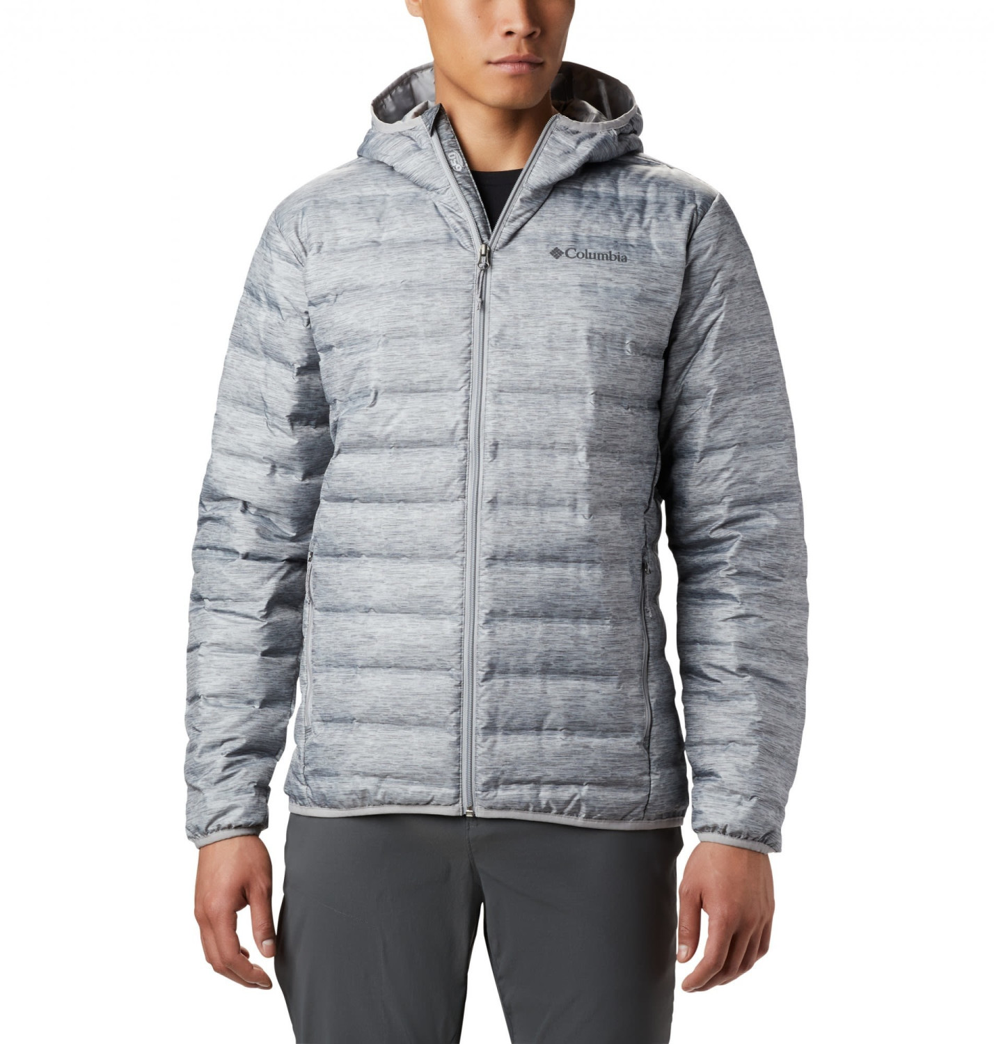 Columbia Men's Lake 22 Down Hooded grey heather