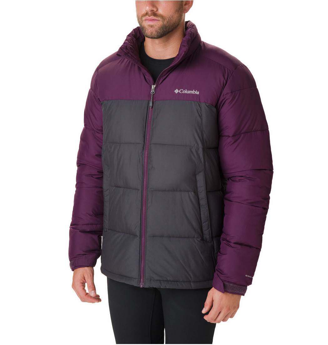 Columbia Pike Lake Jacket shark/black cherry