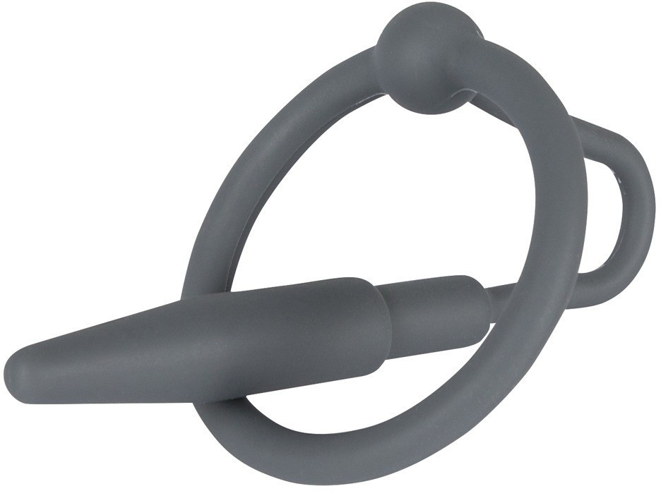 You2Toys Penisplug with glans ring grey