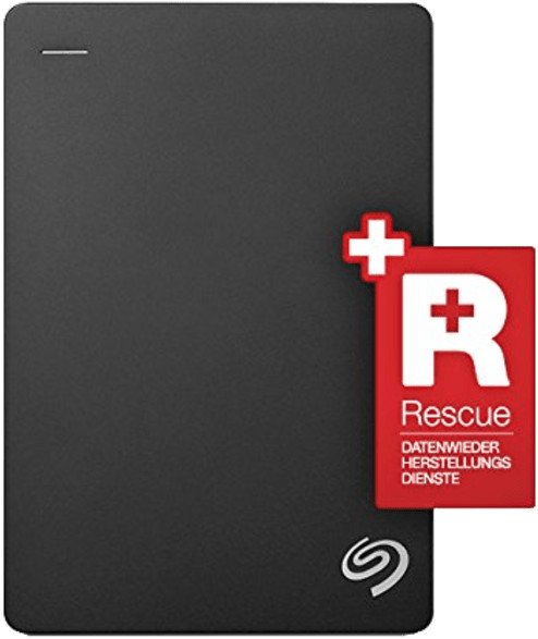 Seagate Backup Plus Portable 4TB Rescue Black