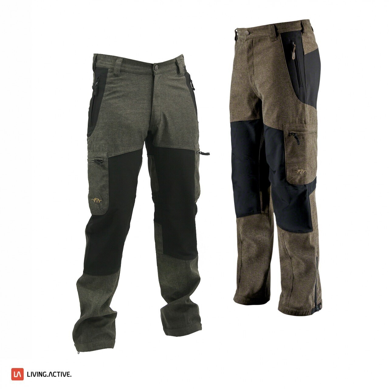 Blaser Active Outfits Active Vintage Pants Mélange/brown (115011-136-574)