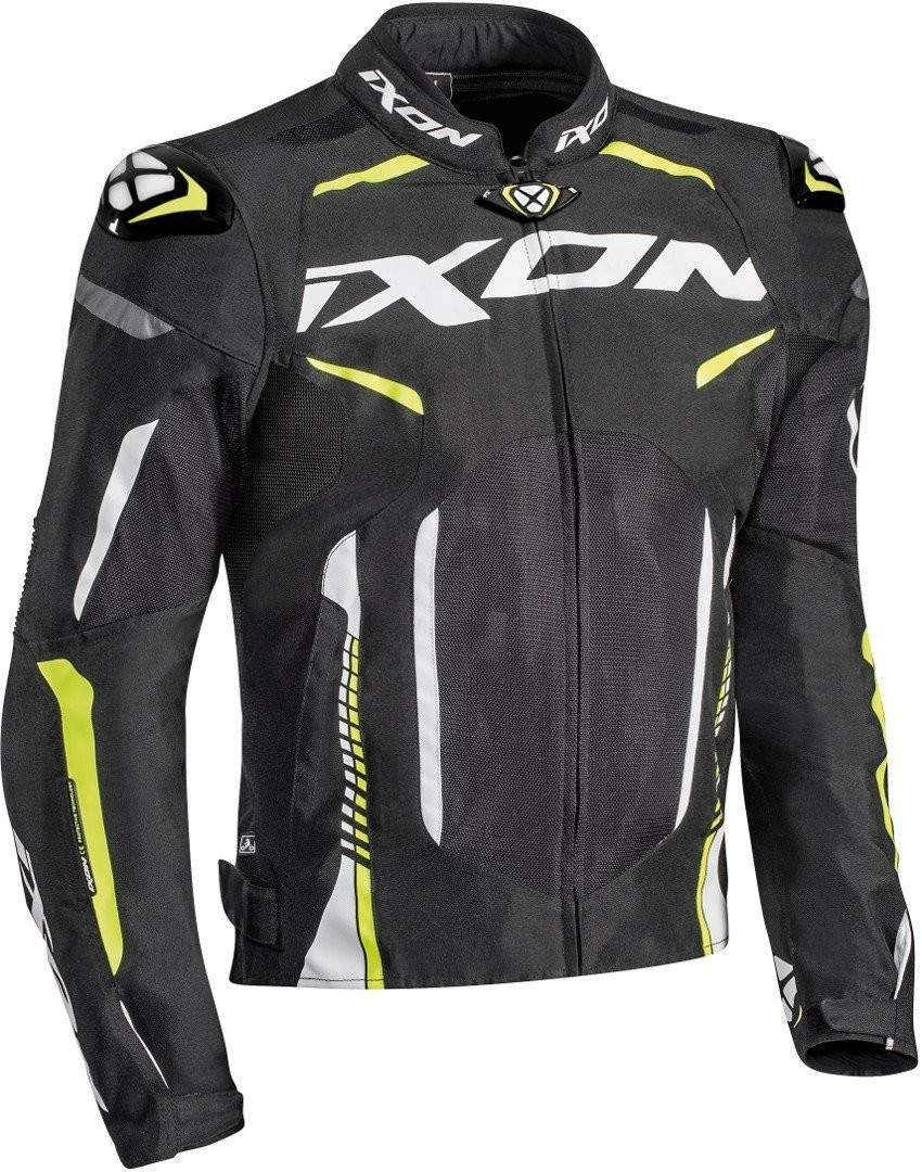 IXON Blouson Gyre noir/blanc/jaune