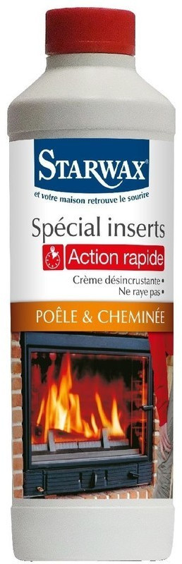 Starwax Crème désincrustante spécial inserts poêle & cheminée (500