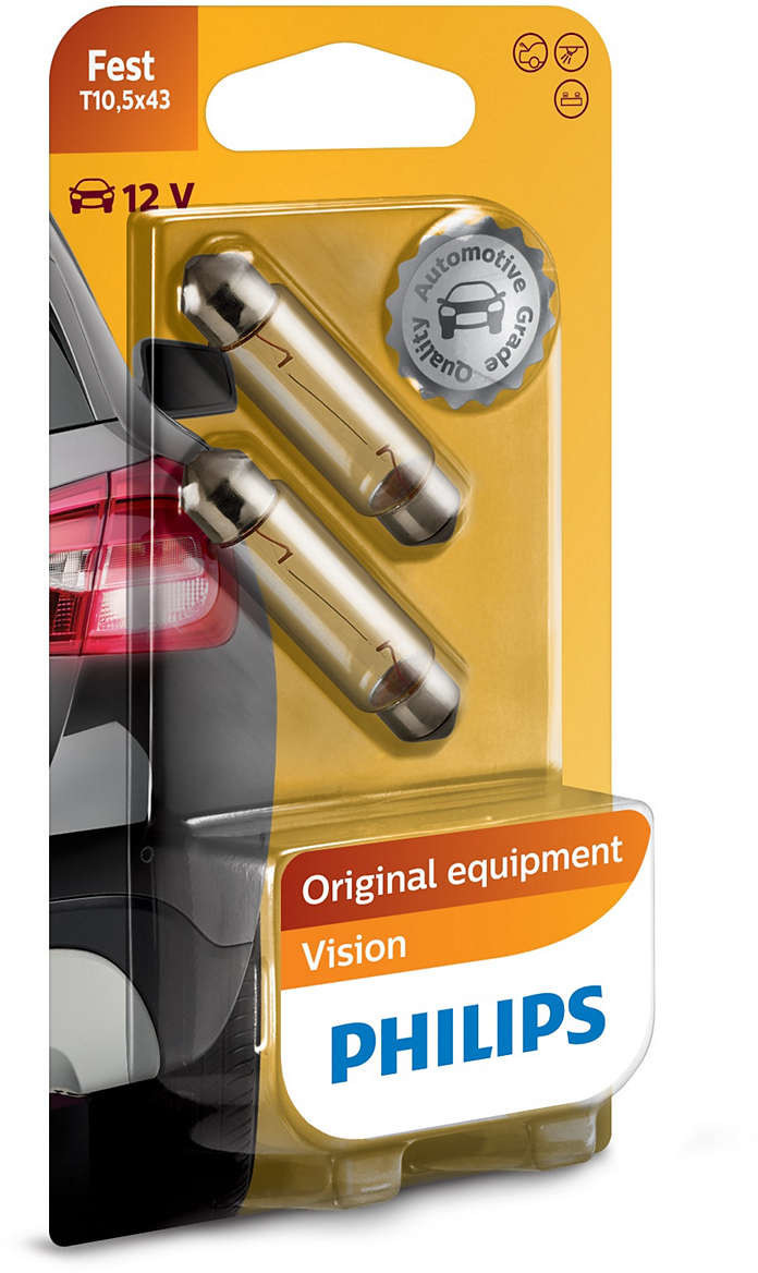 Philips Vision W5W T10 12V/5W Glassockellampen für Honda ✓ AKR Performance