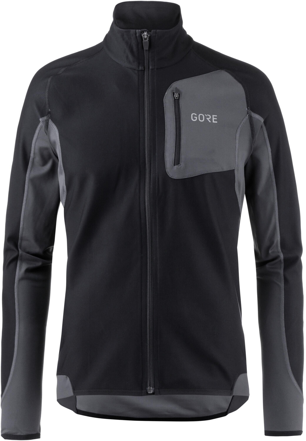 Gore R3 Partial Gore Windstopper Shirt (100287) black/terra grey
