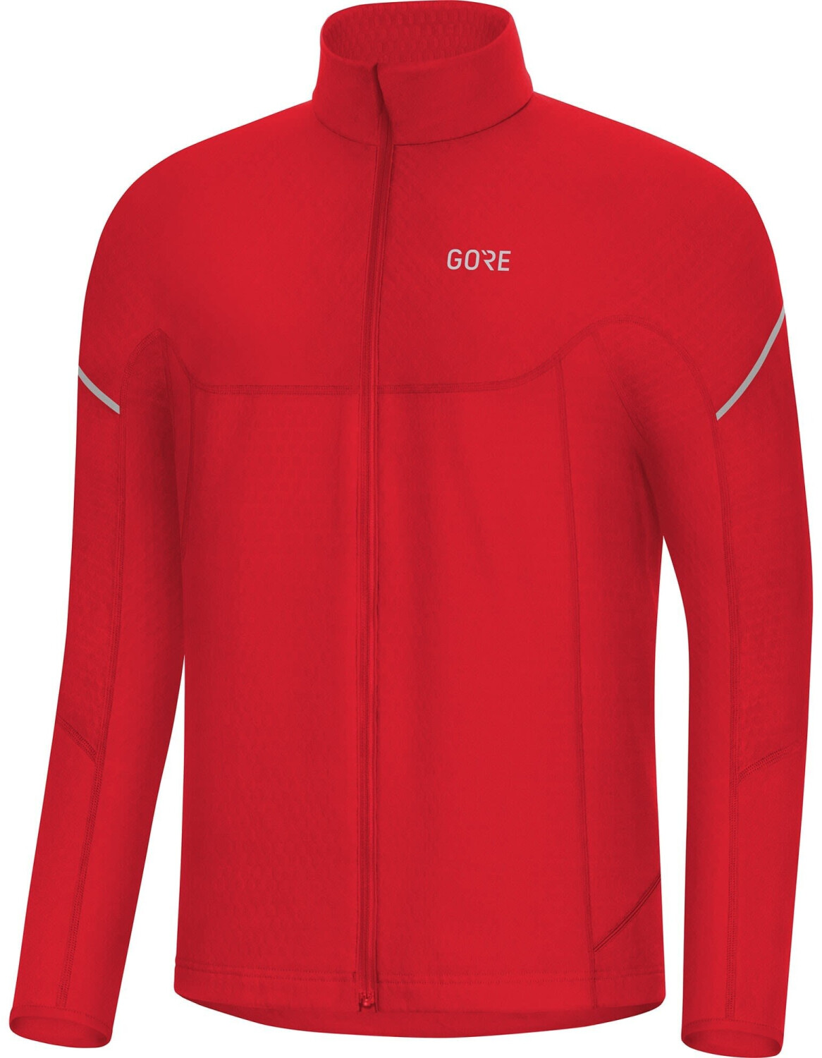 Gore M Thermo Long Sleeve Zip Shirt red