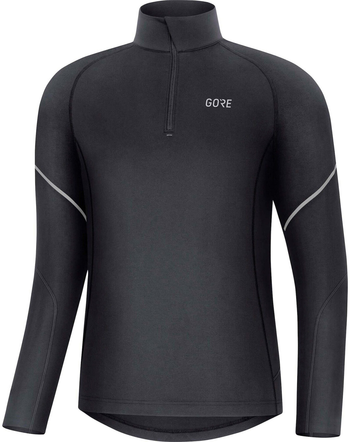 Gore M Mid Long Sleeve Zip Shirt black