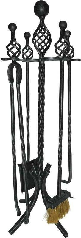 Aubry Gaspard Serviteur de cheminée 4 accessoires (GCH 123 S)
