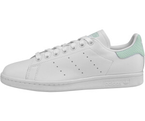 adidas originals white stan smith trainers with pastel green detail