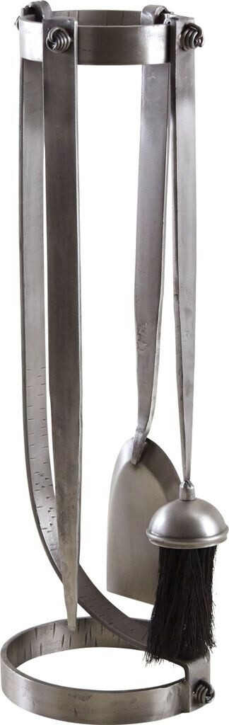 Aubry Gaspard Valet de cheminée en inox 3 accessoires (GCH 226 S)