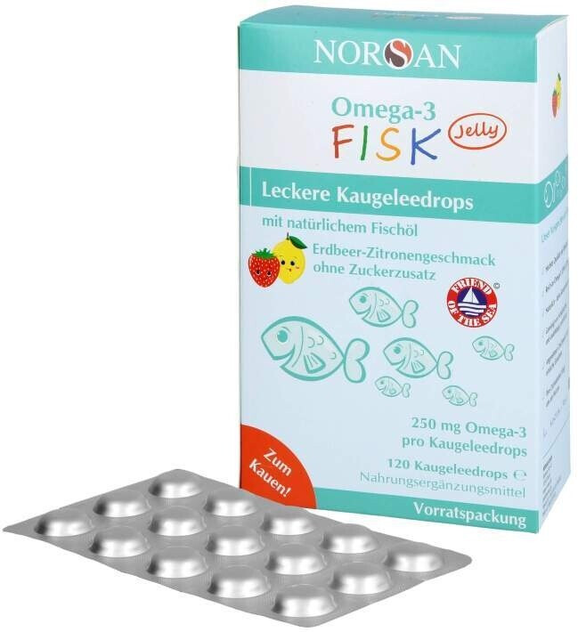 Norsan Omega3 Kids Jelly Dragees (120 Stk.) ab 30,05