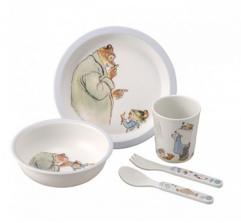 Petit Jour Paris Coffret cadeau 5 pièces Ernest et Célestine gris