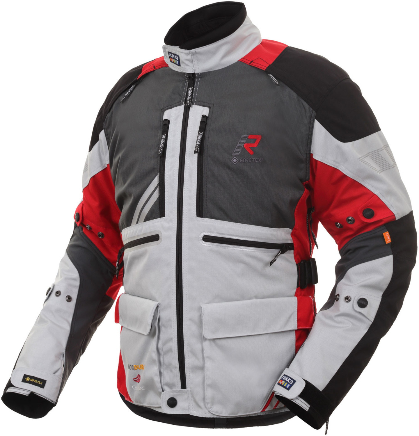 Photos - Motorcycle Clothing Rukka Offlane Jacket grey/red 