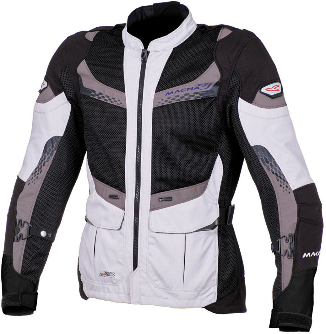 Macna Furio Jacket light grey/black/grey
