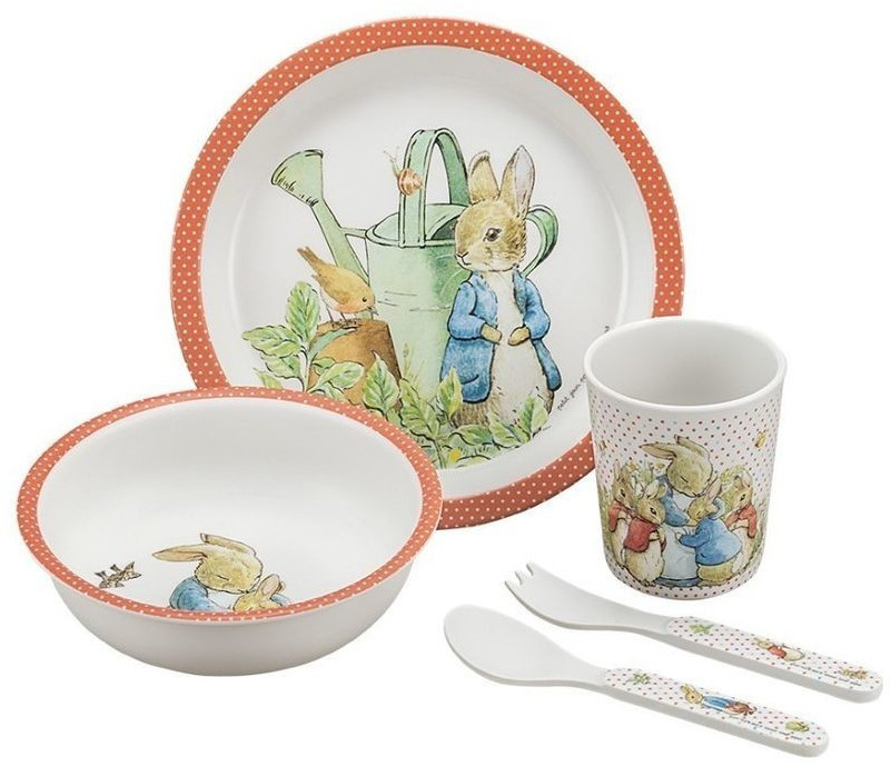 Petit Jour Paris Coffret cadeau 5 pièces Pierre Lapin corail