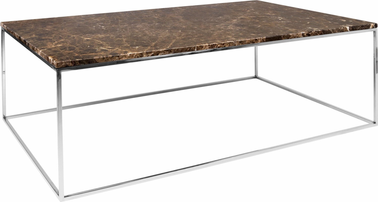 TemaHome Gleam Marble 120 x 32 x 75 cm Brown Chrome