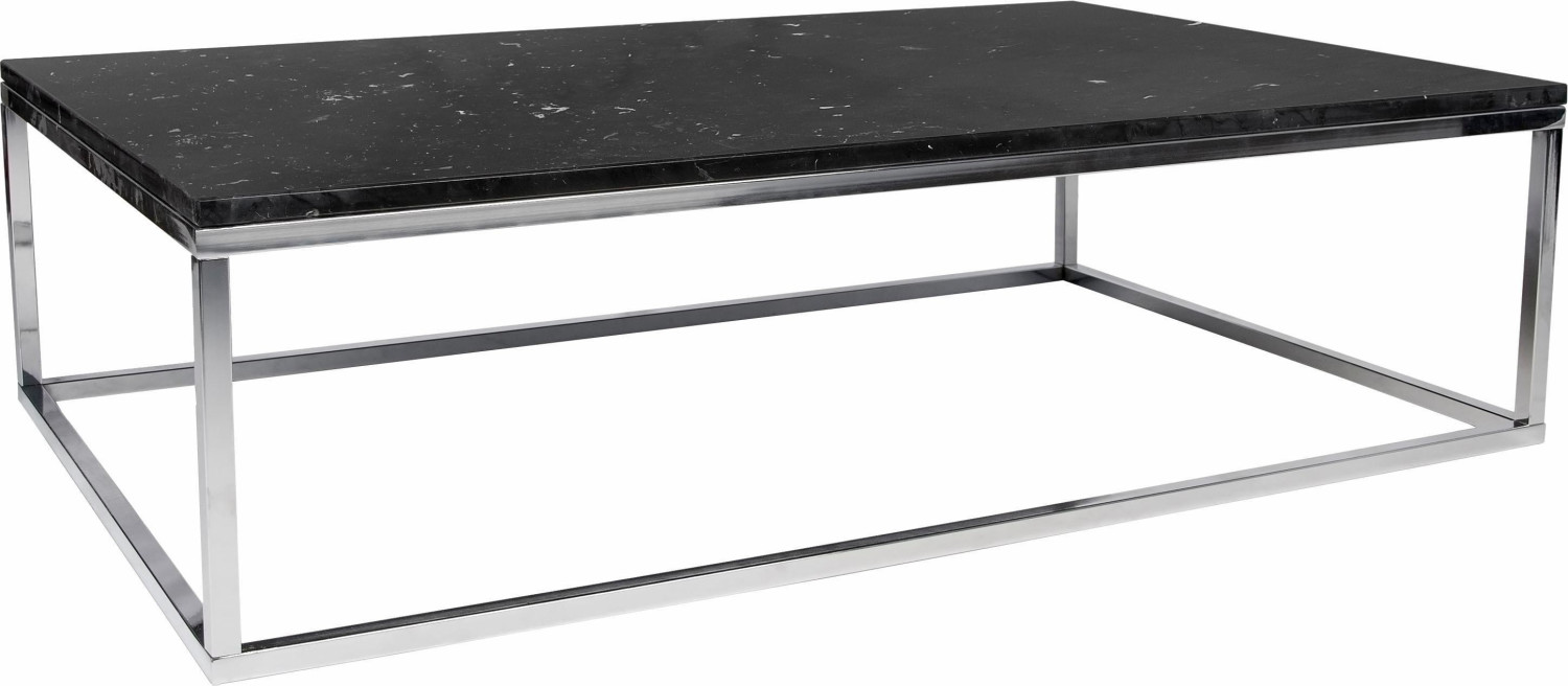 TemaHome Gleam Marble 120 x 32 x 75 cm Black Chrome
