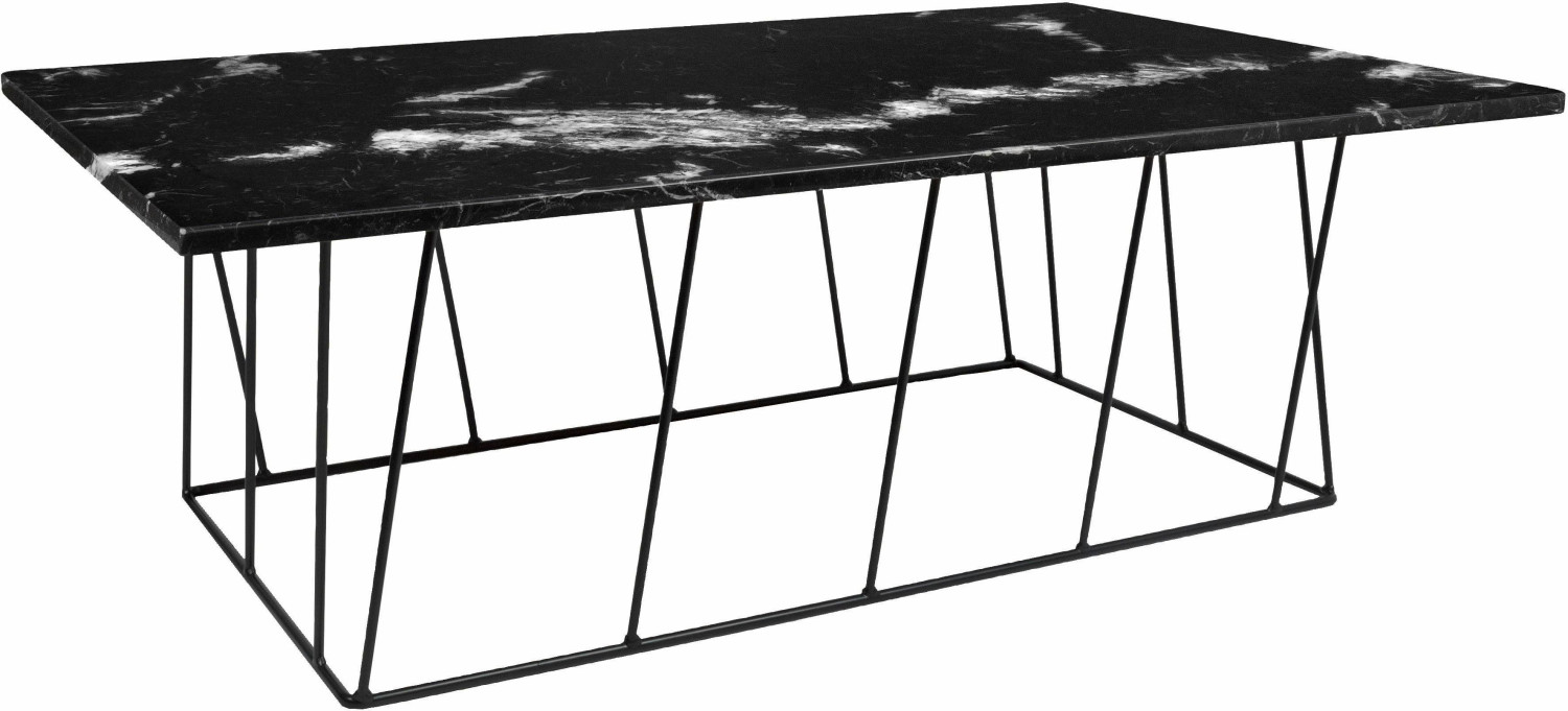 TemaHome Helix Marble 120 x 40 x 75 cm Black Black