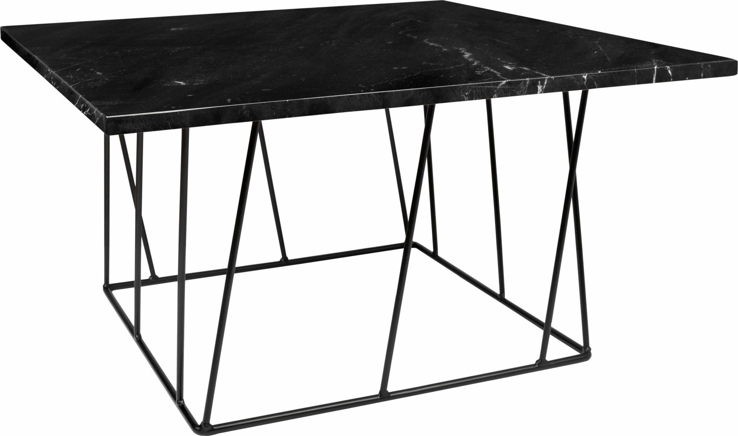 TemaHome Helix Marble 75 x 40 x 75 cm Black Black
