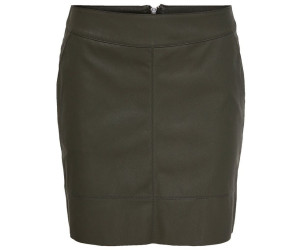 Only base faux leather skirt new arrivals