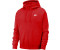 Nike Hoodie Club Fleece red (BV2645-657)