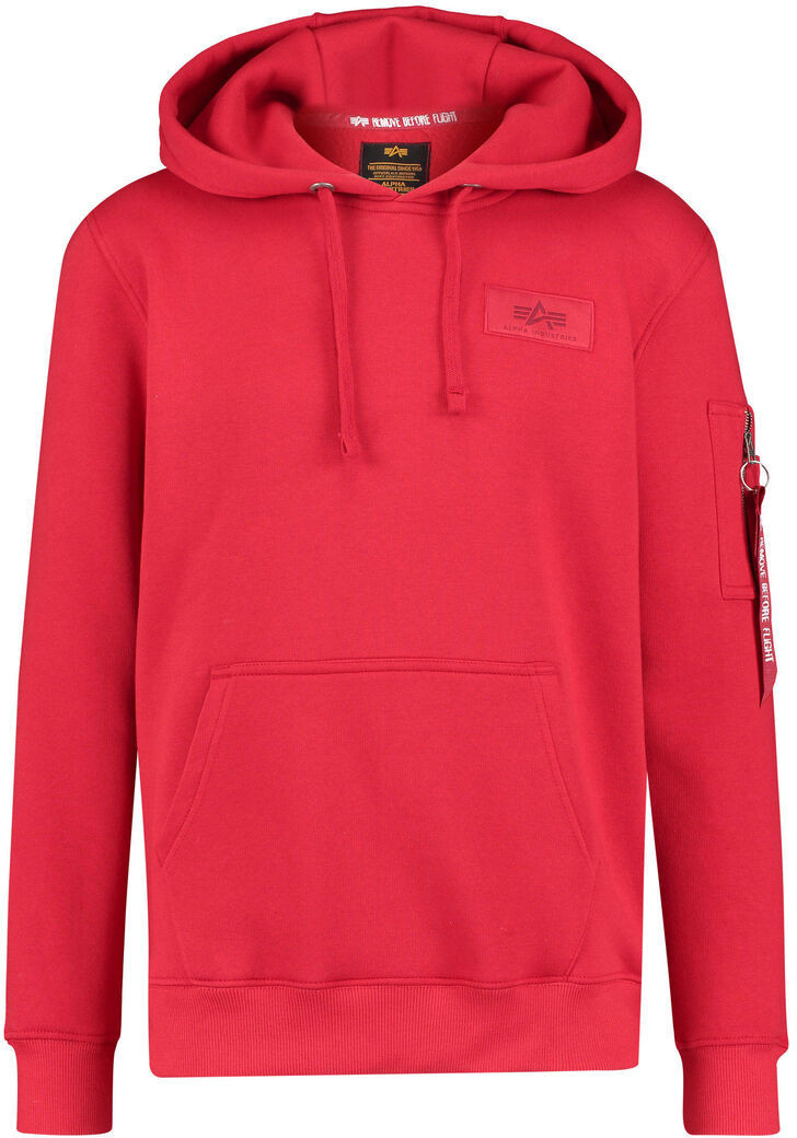 Alpha Industries Back Print Hoody red (178318-328)