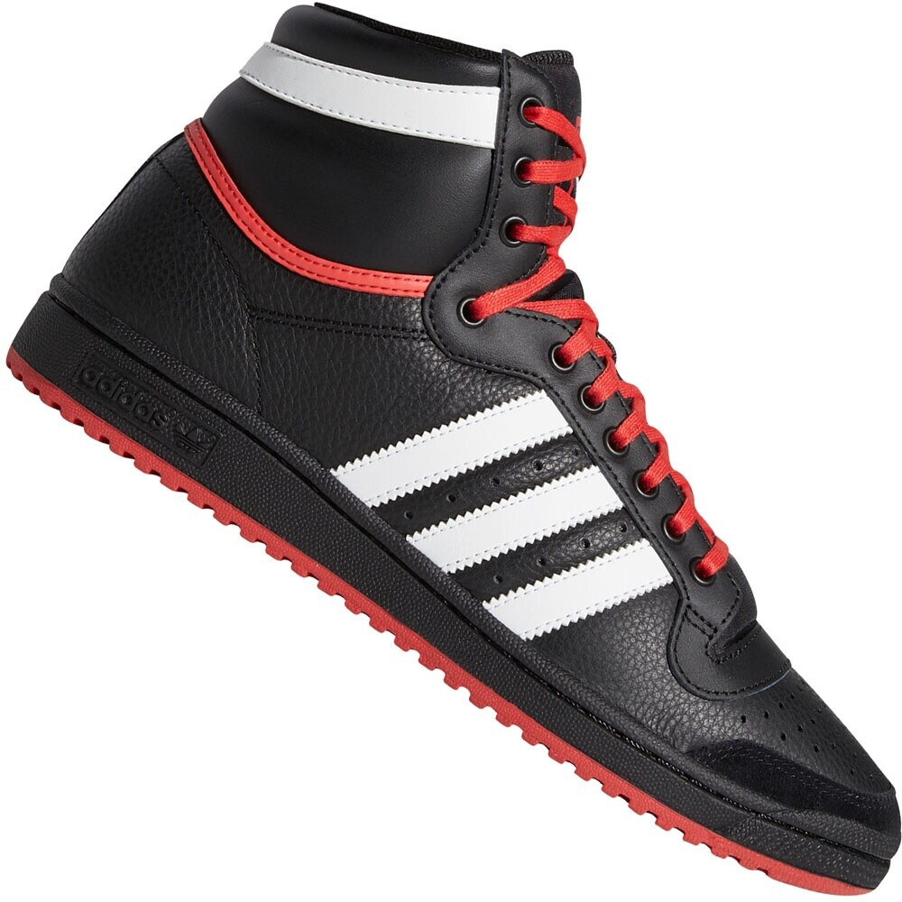 Buy Adidas Top Ten Hi core black/cloud white/glory red from £44.99