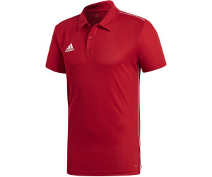 Adidas Core Climate 18 Polo CV3591 power red white ab 3 53 Preisvergleich bei idealo