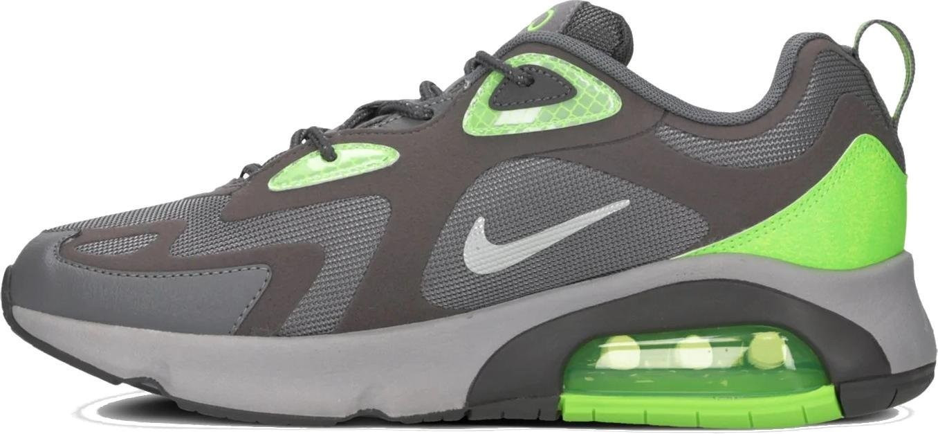 nike air max grey neon green
