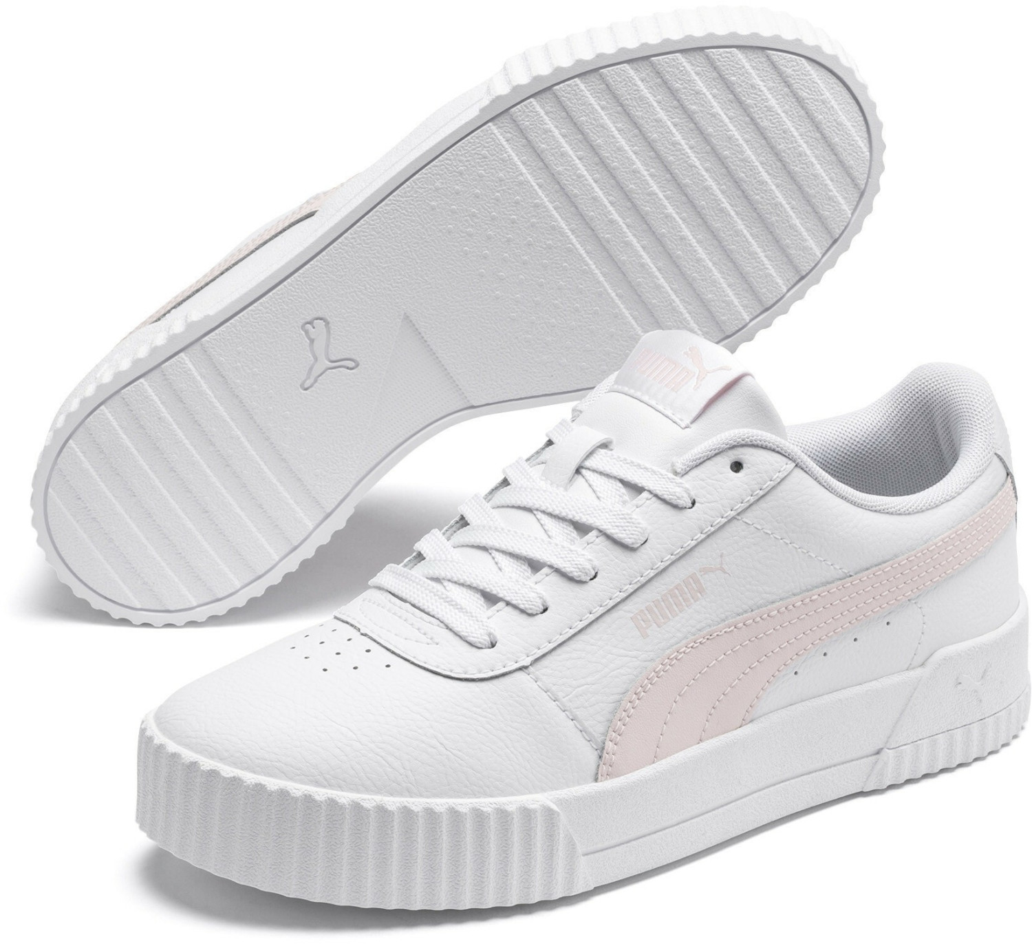 puma carina white pink