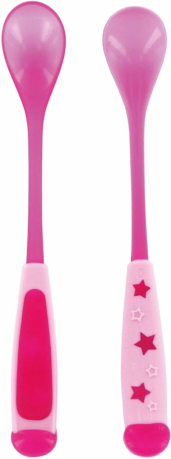 Remond 2 cuillères « long manche » rose
