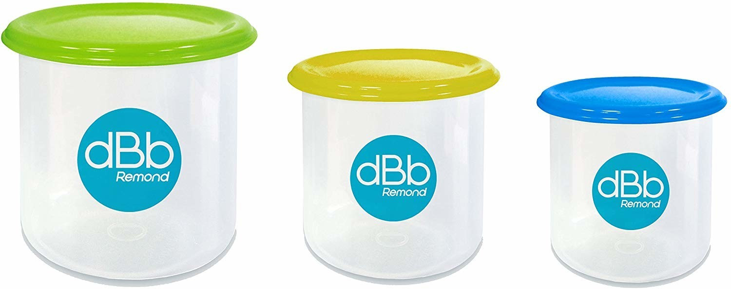 Remond Trio conservation 190/300/500 ml vert/jaune/bleu