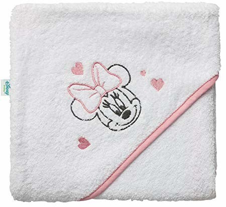 Babycalin Cape de bain Disney 80 x 80 cm Minnie cœurs