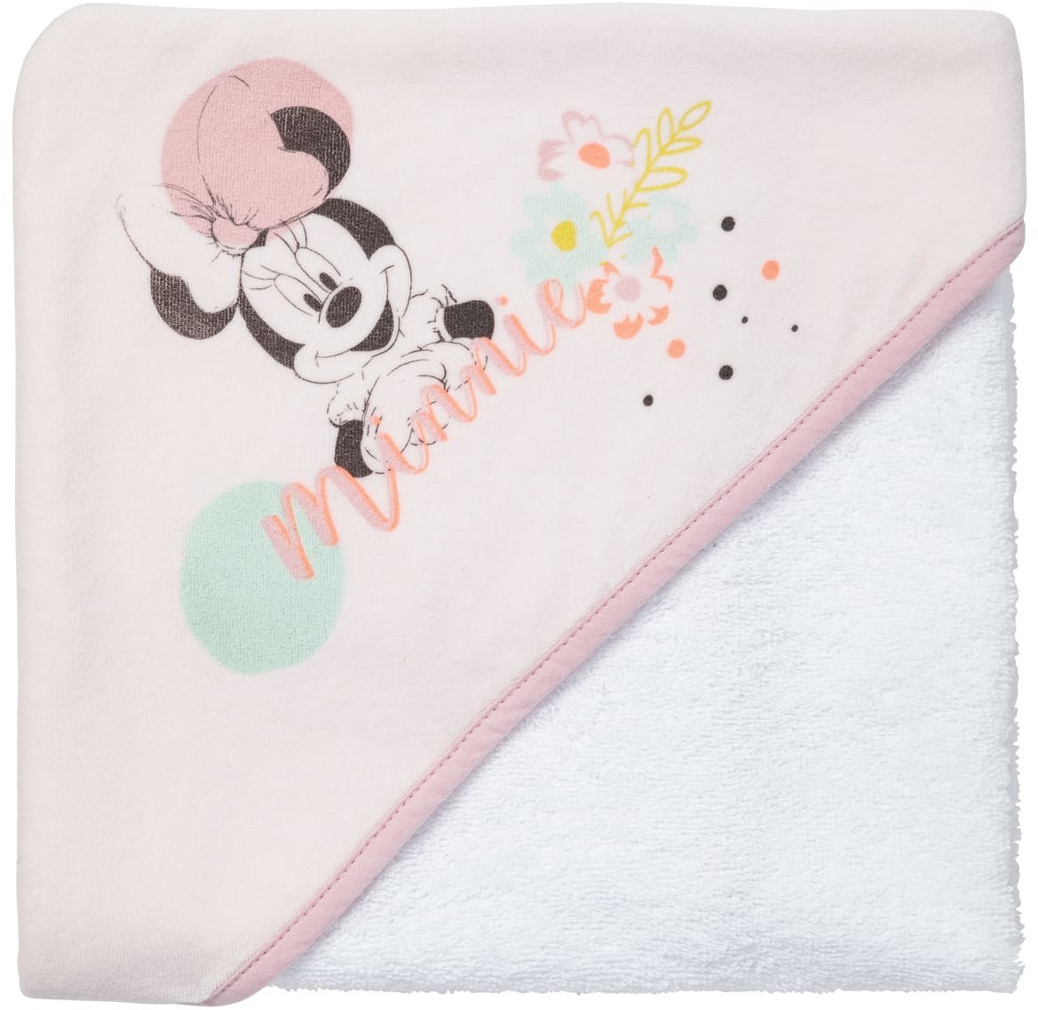 Babycalin Cape de bain Disney 80 x 80 cm Minnie floral